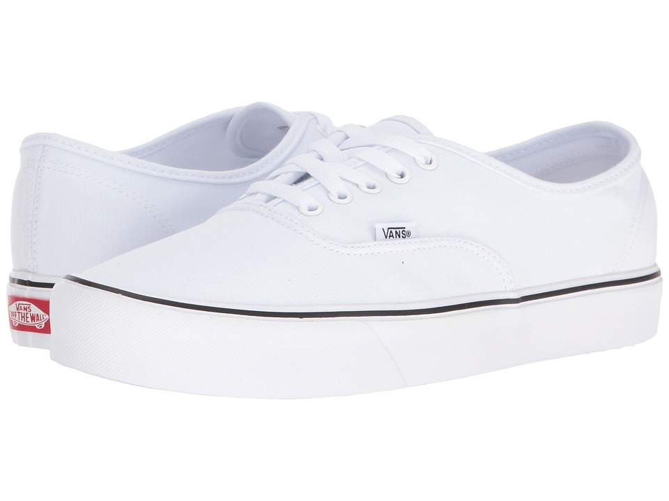 Vans Authentic Lite ((Canvas) True White) Skate Shoes