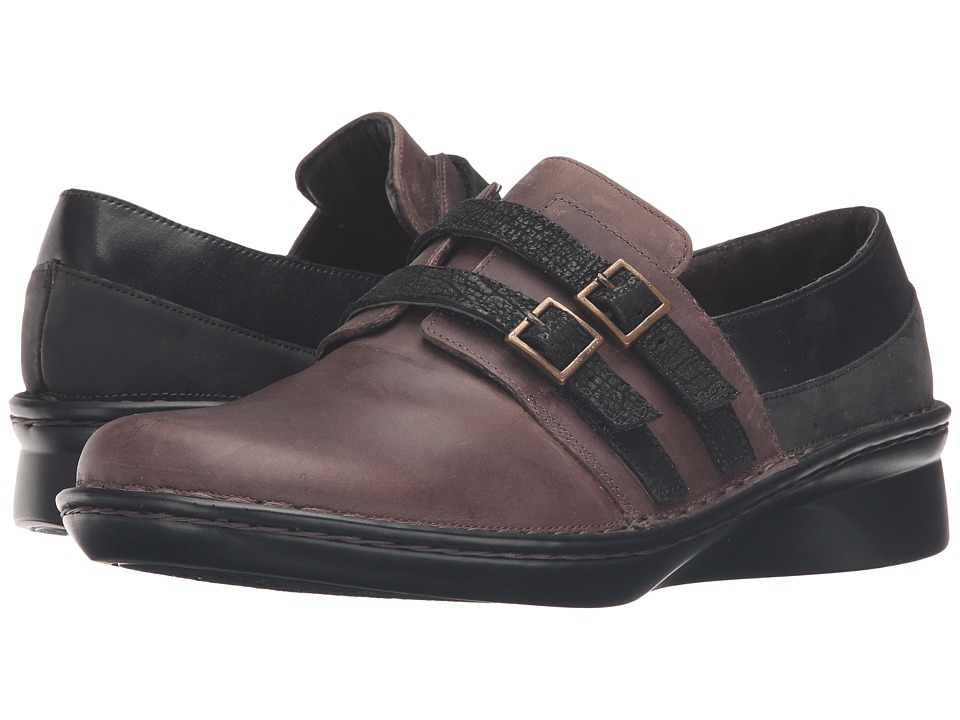 Naot Footwear Celesta (Brown Haze Leather/Black Raven Leather/Oily Coal Nubuck/Black Cr) Women