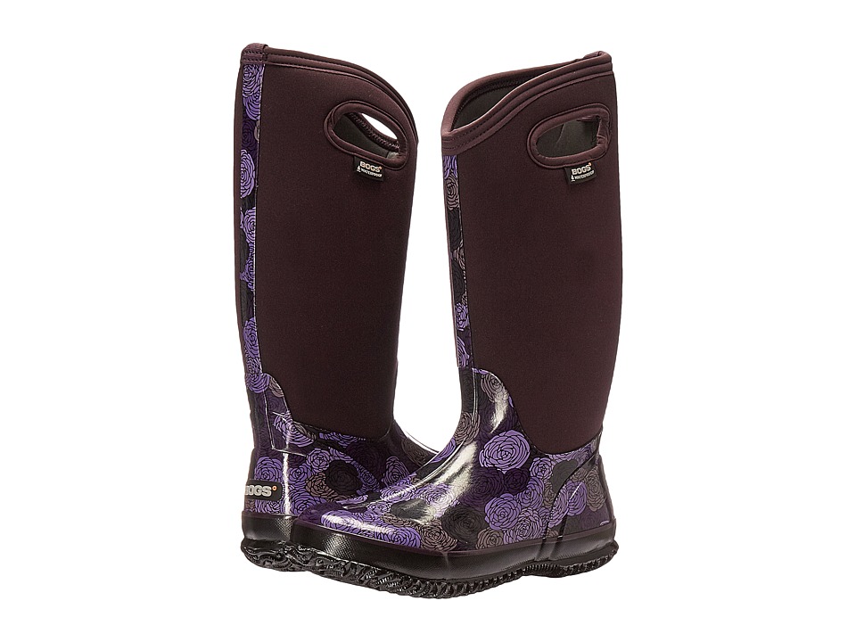 Bogs - Classic Rosey Tall (Plum Multi) Women