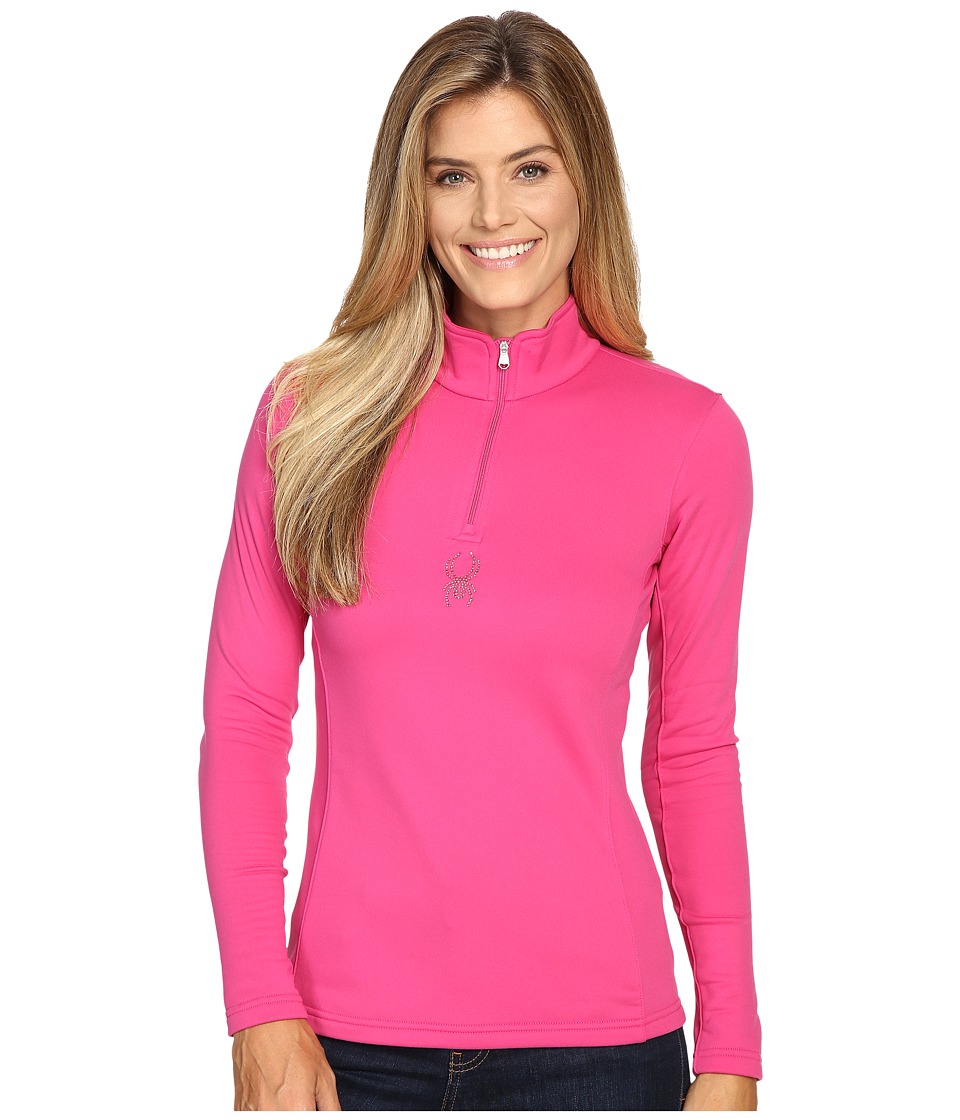 Spyder - Shimmer Bug Velour Fleece T-Neck Top (Voila) Women
