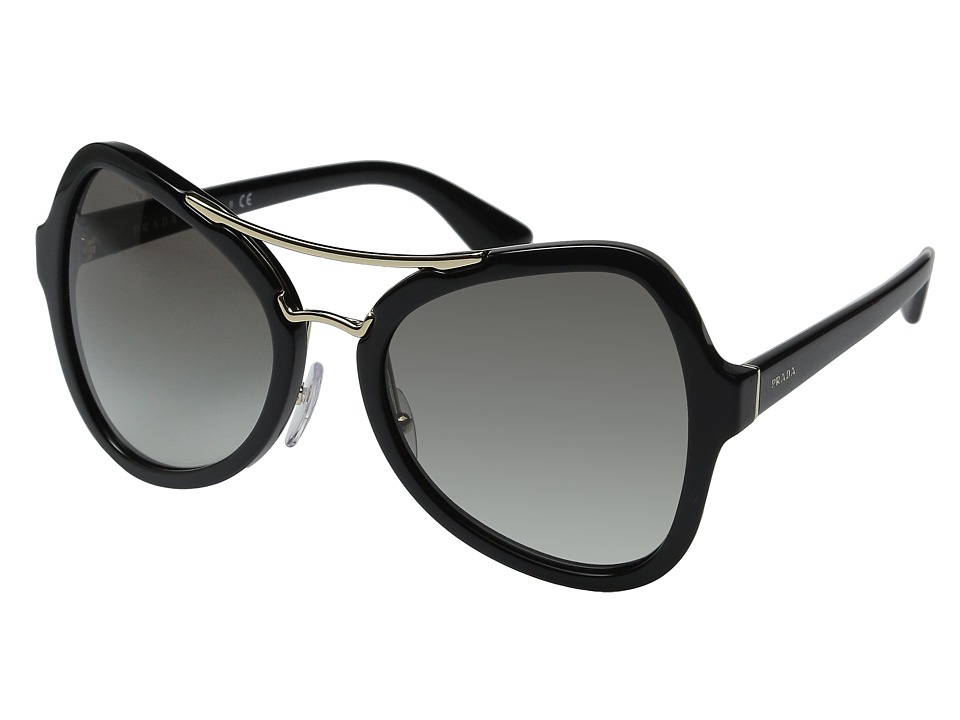 Prada 0PR 18SS Black/Grey Gradient Fashion Sunglasses