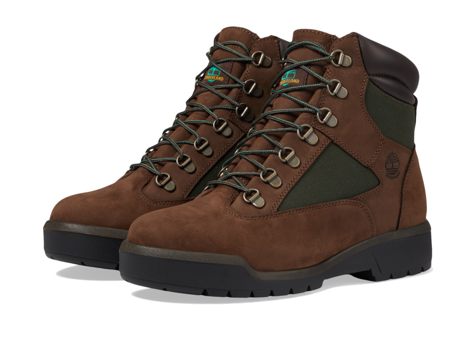 Timberland Field Boot 6 F/L Waterproof (Chocolate Old River Nubuck) Men