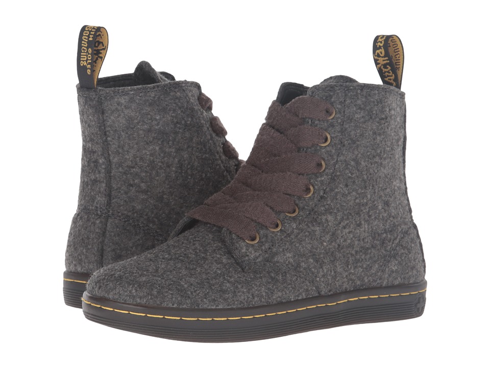 Dr. Martens - Leyton 7-Eye Boot (Grey Poly Felt 3mm) Women's Lace-up Boots