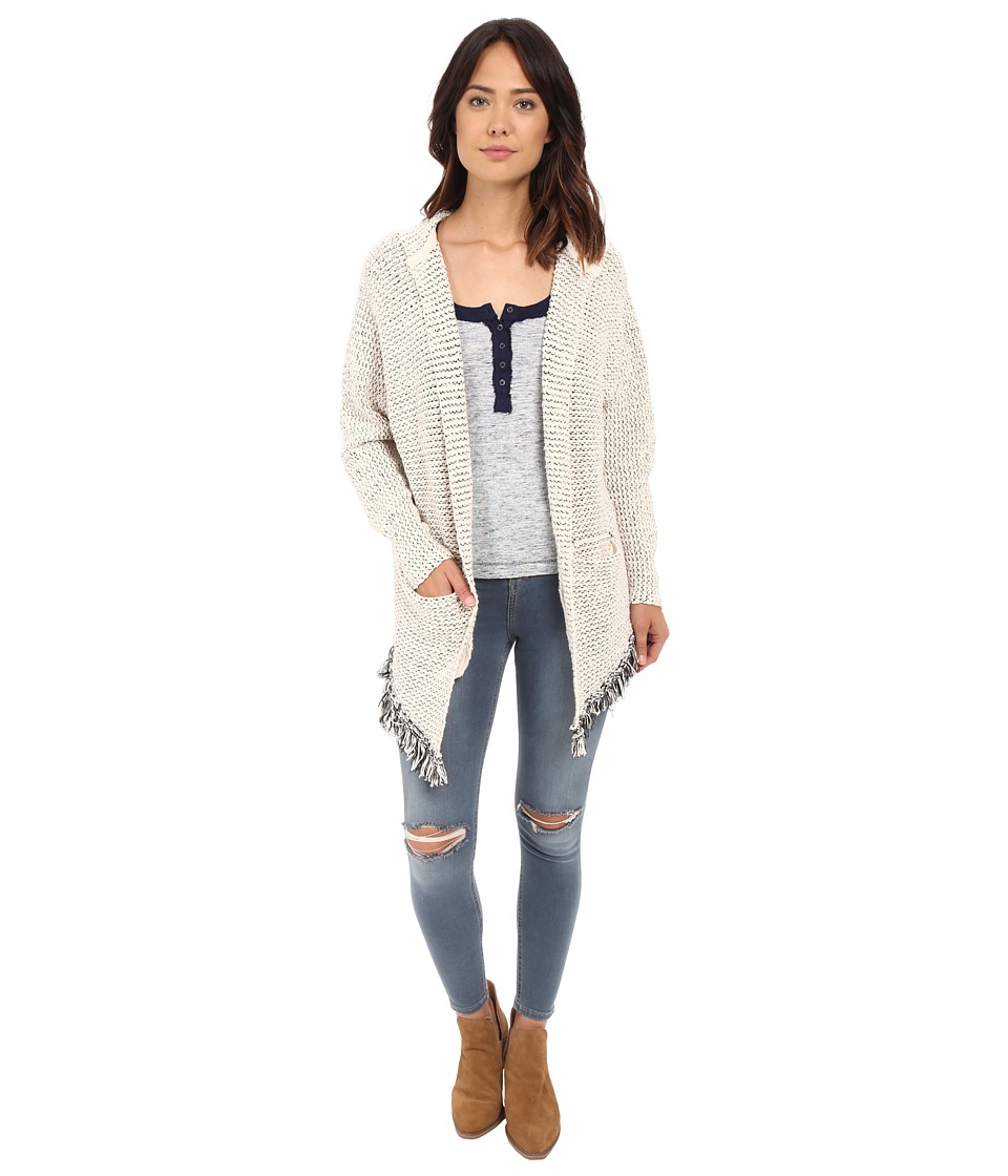 Free People - Love Me Tender Cardi (Cream Combo) Women