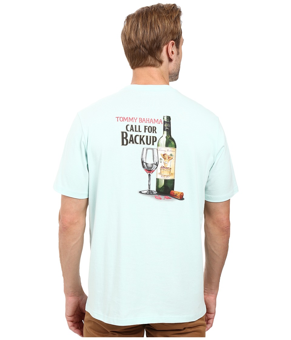 Tommy Bahama Call For Backup Tee (Island Ice) Men