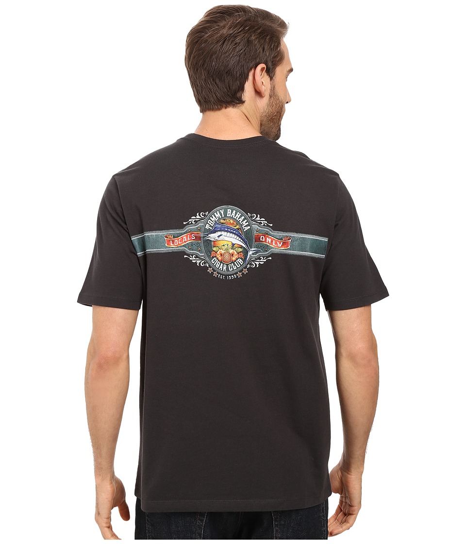 Tommy Bahama - Cigar Club Tee (Coal) Men