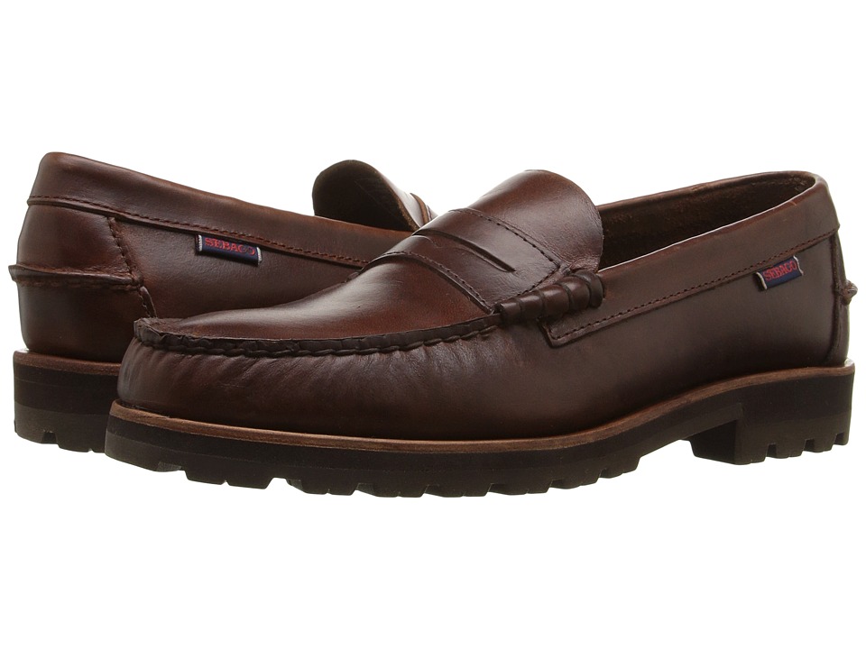 Sebago Vershire Penny (Brown Oiled Waxy Leather) Men