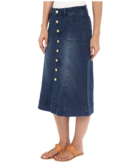 Jag Jeans Barrett Button Front Denim Skirt Blue Shadow - 6pm.com
