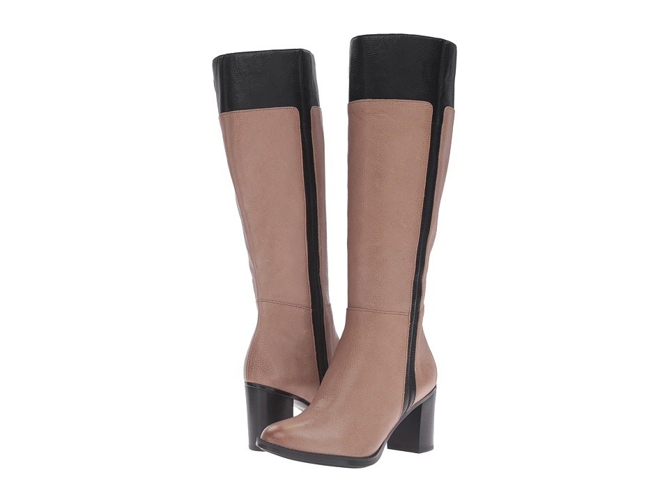 Naturalizer - Frances (Dover Taupe/Black Leather) Women