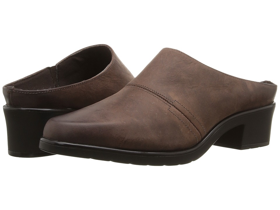 Walking Cradles Caden (Brown Distressed Leather) Women's Clogs
