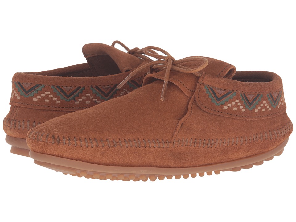 Minnetonka Mosaic Ankle Boot (Brown Suede) Women