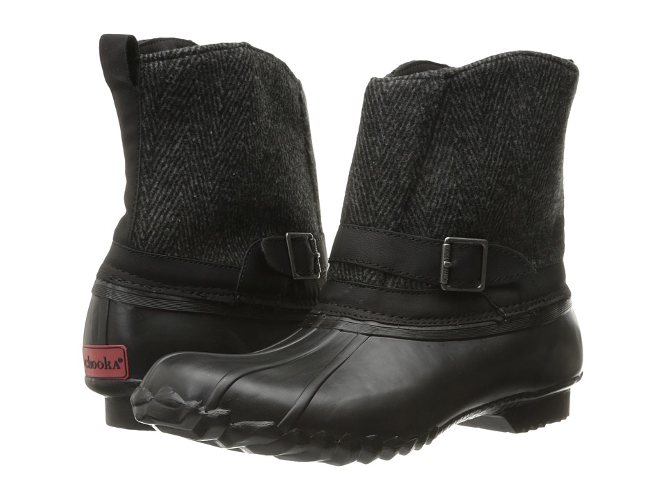 Chooka - Step In Duck Boot Herringbone (Black) Women
