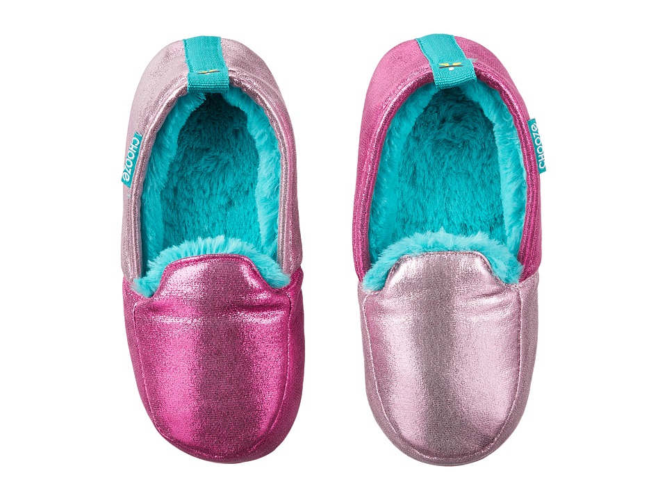 CHOOZE Slumber Slippers (Toddler/Little Kid/Big Kid) (Glitz) Girl
