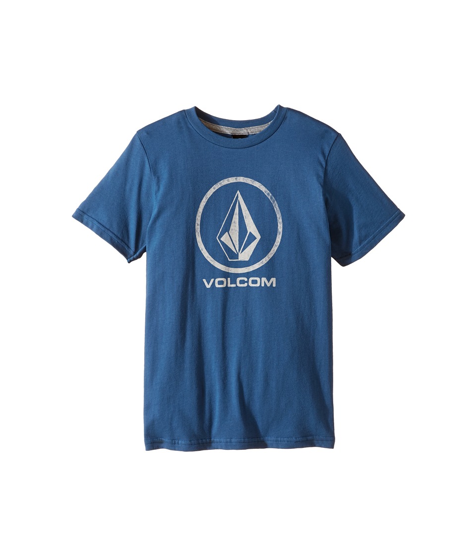 Volcom Kids - Fade Stone Short Sleeve Tee (Toddler/Little Kids) (Smokey Blue) Boy