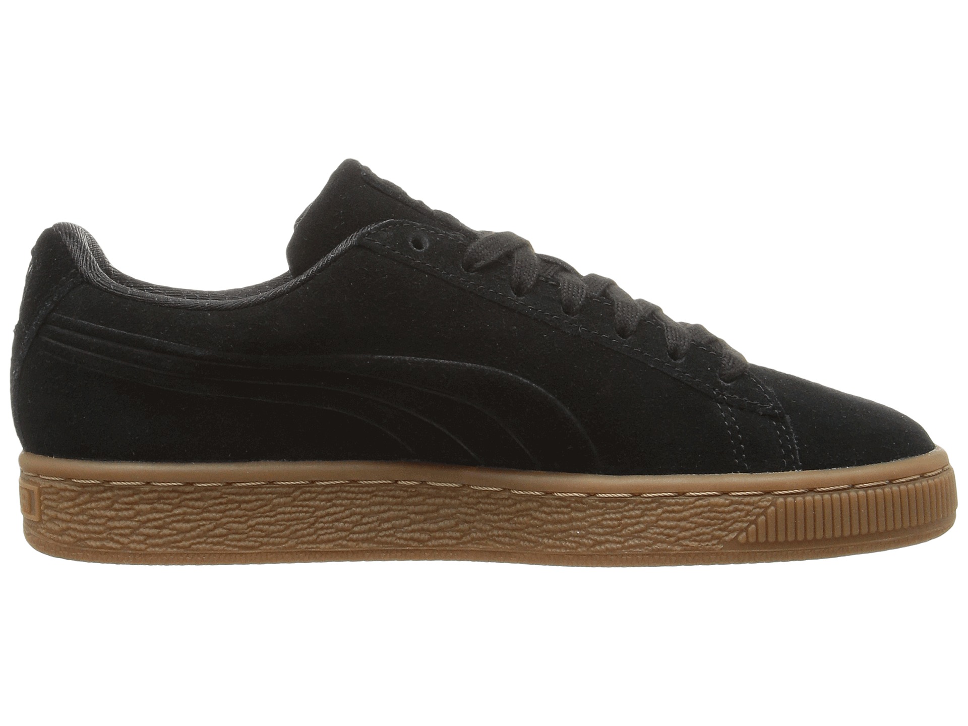 puma suede black and brown