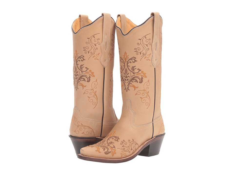 Old West Boots - LF1588 (Vintage Cream) Cowboy Boots