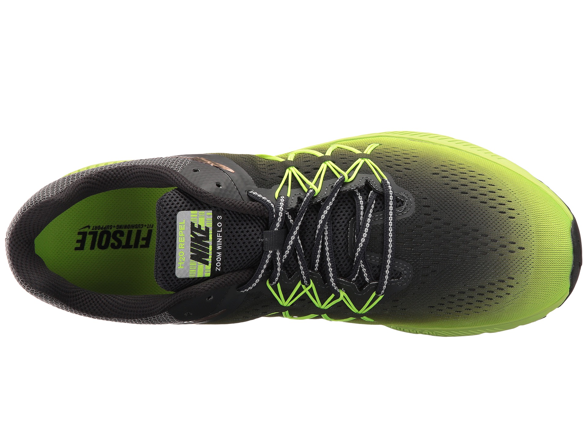 NIKE MEN'S ZOOM WINFLO 3 SHIELD VOLT/ANTHRACITE/BLK
