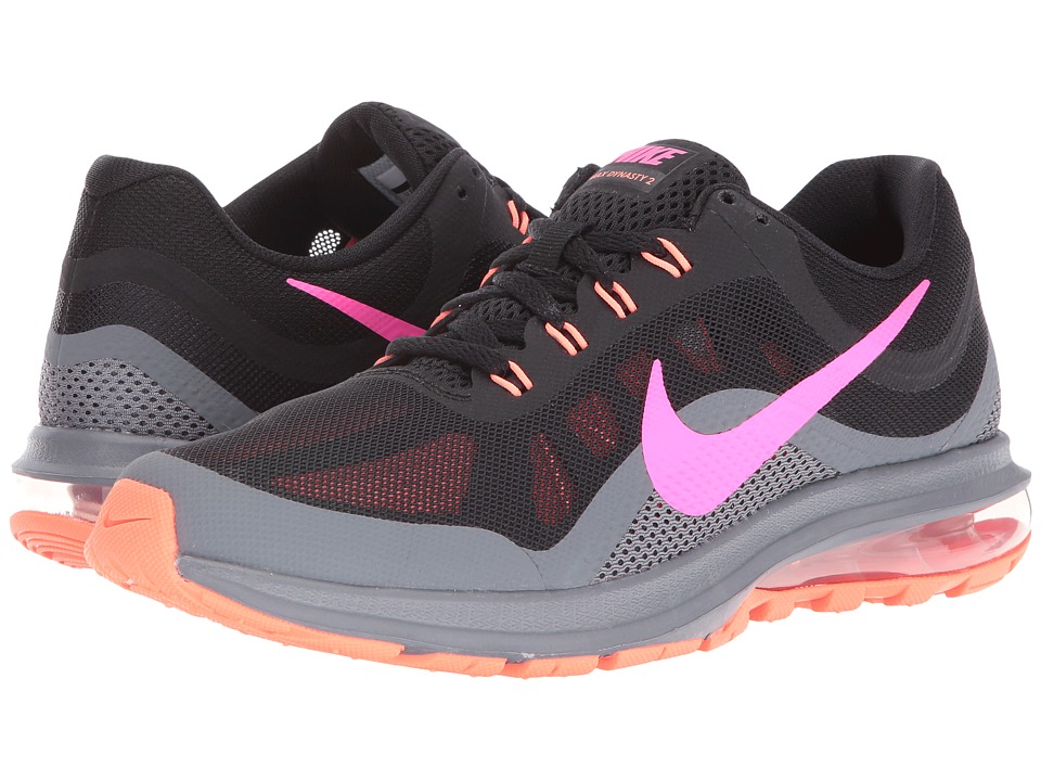 Nike Air Max Dynasty 2 (Black/Cool Grey/Bright Mango/Pink Blast) Women
