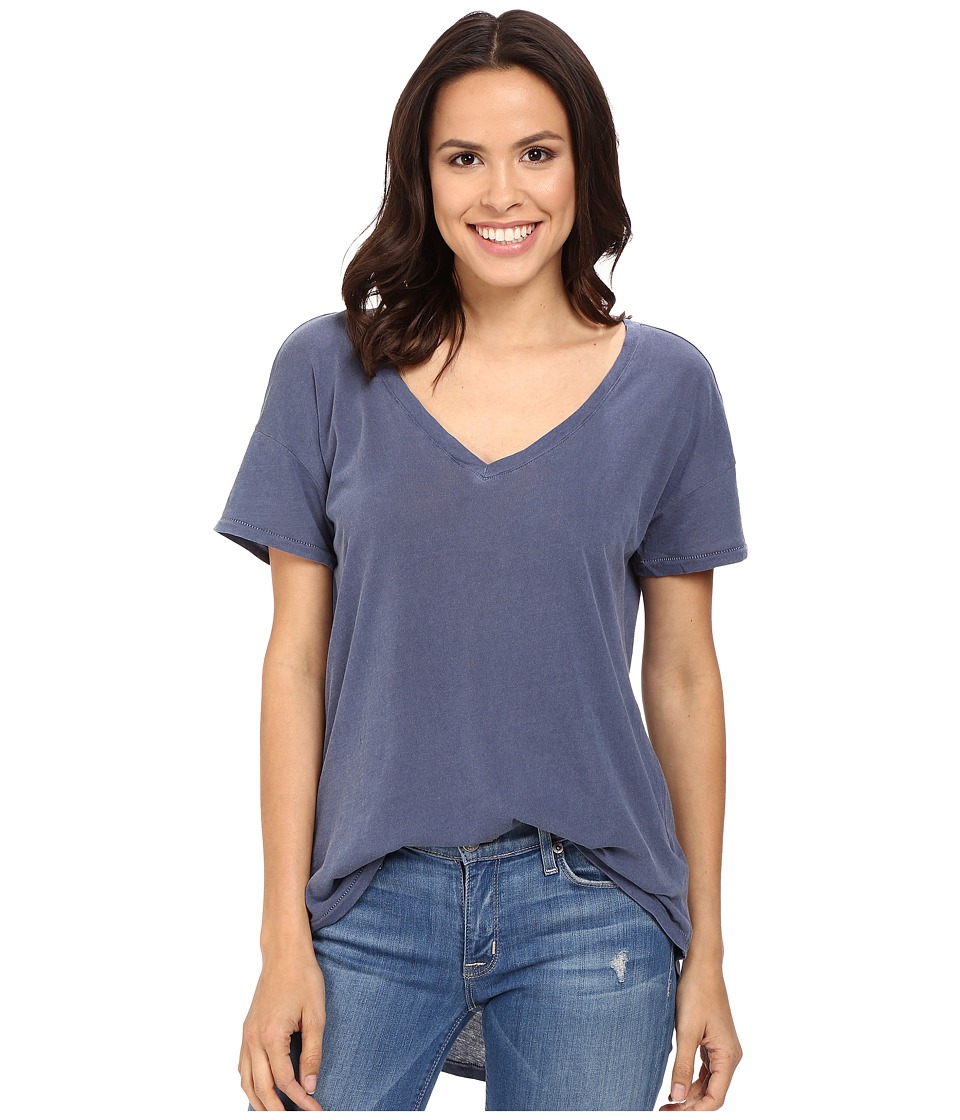 Splendid - Vintage Whisper V-Neck Tee (Vintage Academy Navy) Women