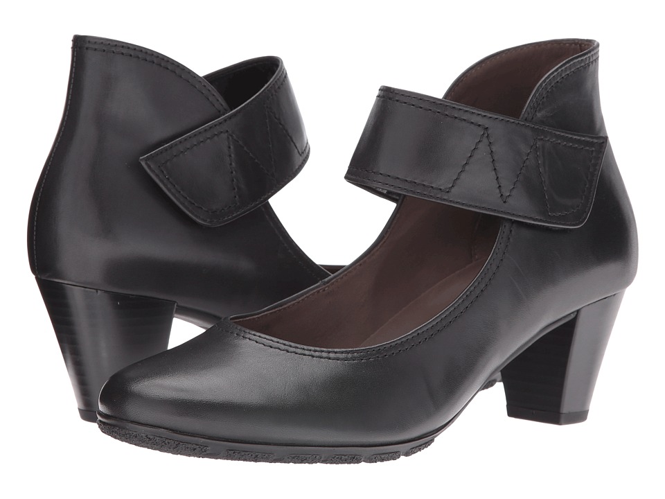 Gabor - Gabor 55.493 (Black Foulard Calf) High Heels