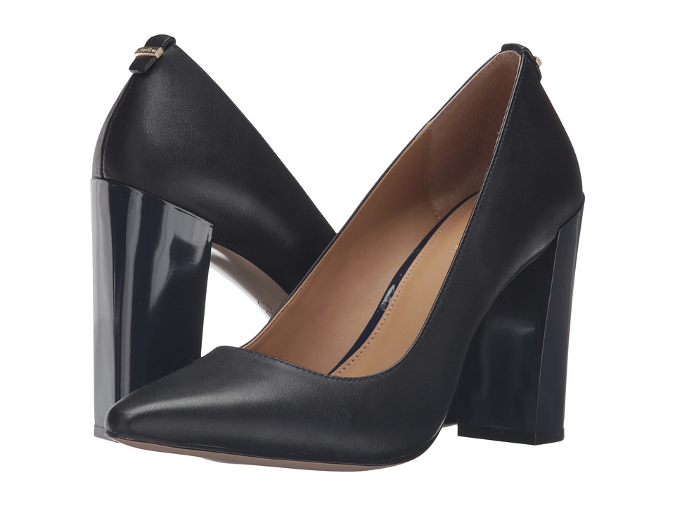 Calvin Klein - Neema (Black/Deep Navy Leather) Women