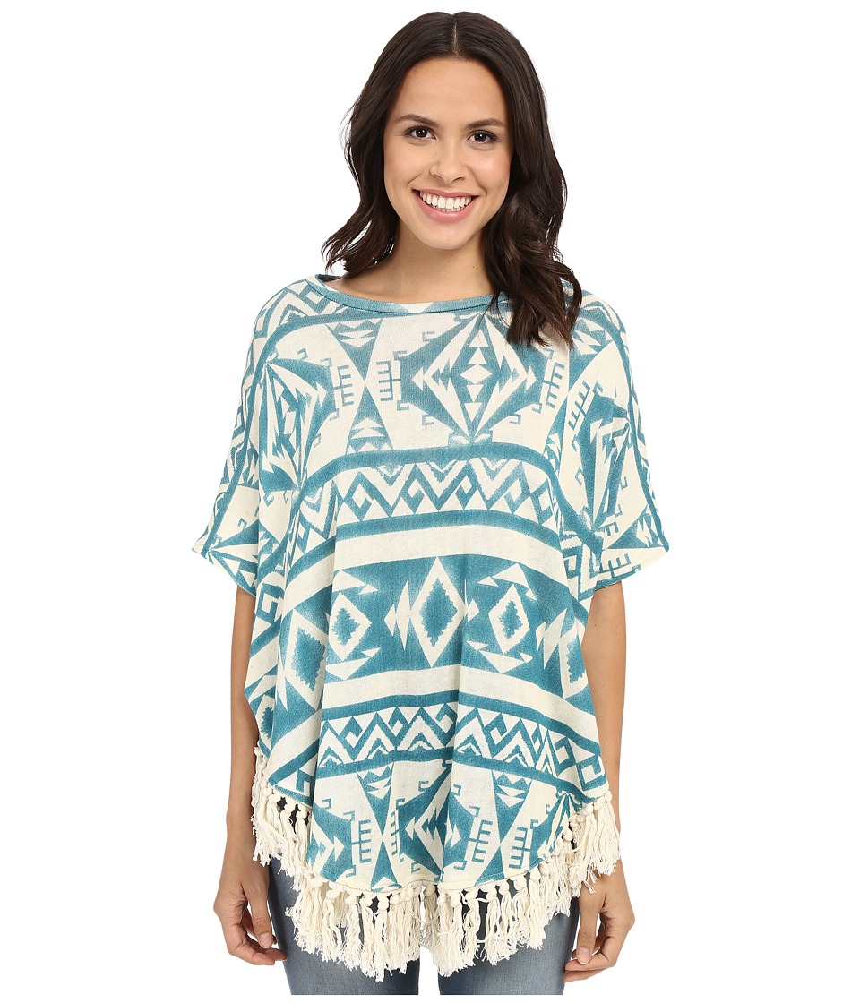 Tasha Polizzi - Ahana Poncho (Blue) Women