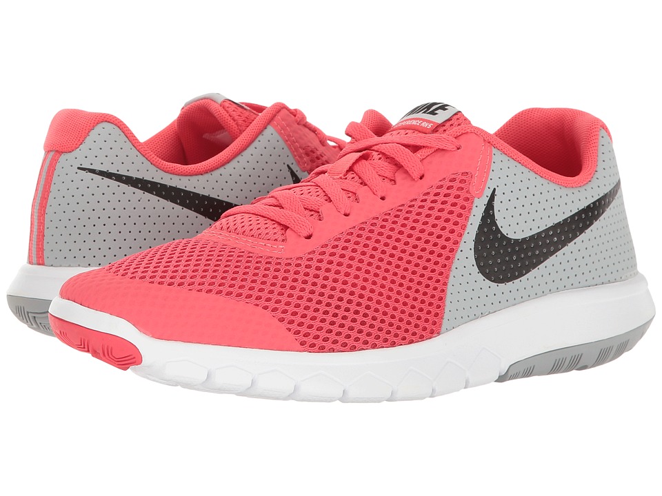 Nike Kids Flex Experience 5 (Big Kid) (Wolf Grey/Ember Glow/White/Black) Girls Shoes