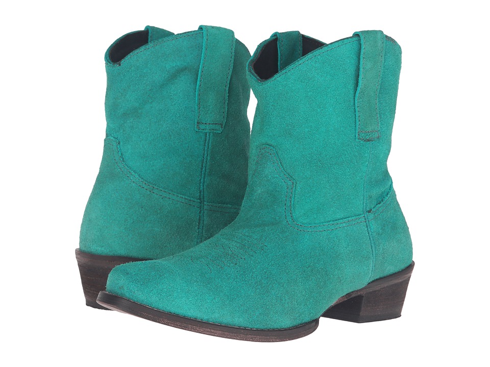 Roper - Shania (Turquoise Suede) Cowboy Boots