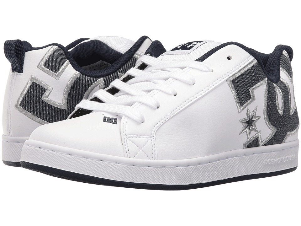 DC Court Graffik SE W (Denim) Women's Skate Shoes