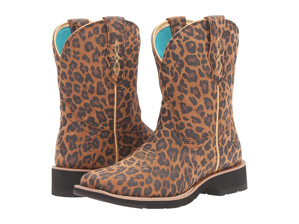 Ariat - Rosie (Tan Leopard Print) Cowboy Boots