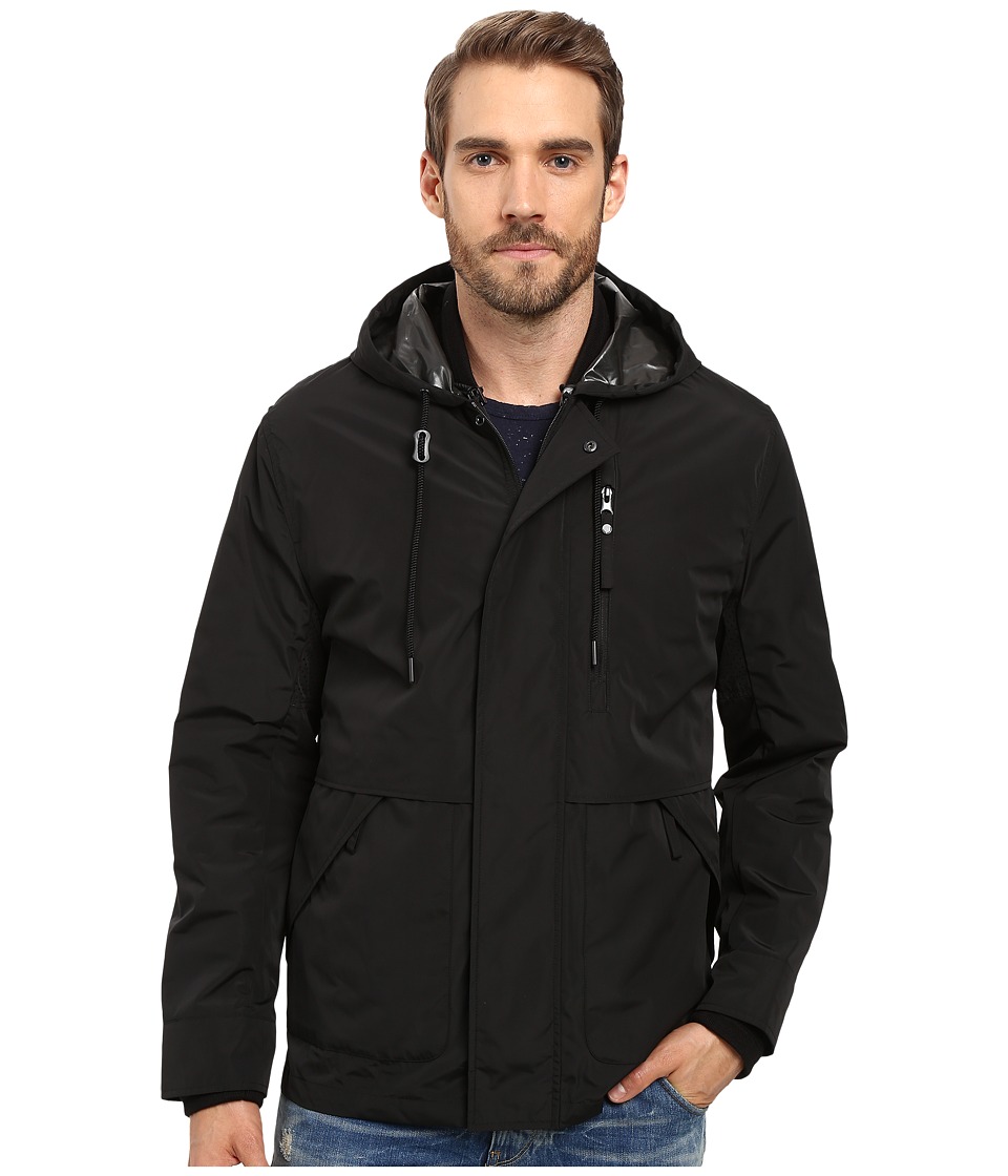 Marc New York by Andrew Marc - Graham Rain Tech 3-in-1 Systems Jacket with Removable Quilted Jacket (Black) Men