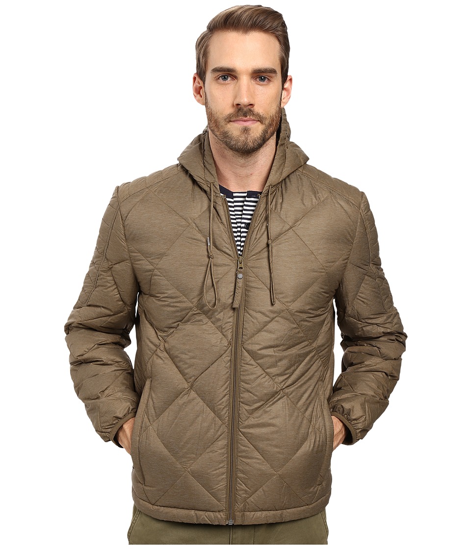 Marc New York by Andrew Marc - Appleton Melange Lightweight Packable Down Hoodie with Diamond Quilting (Grove) Men