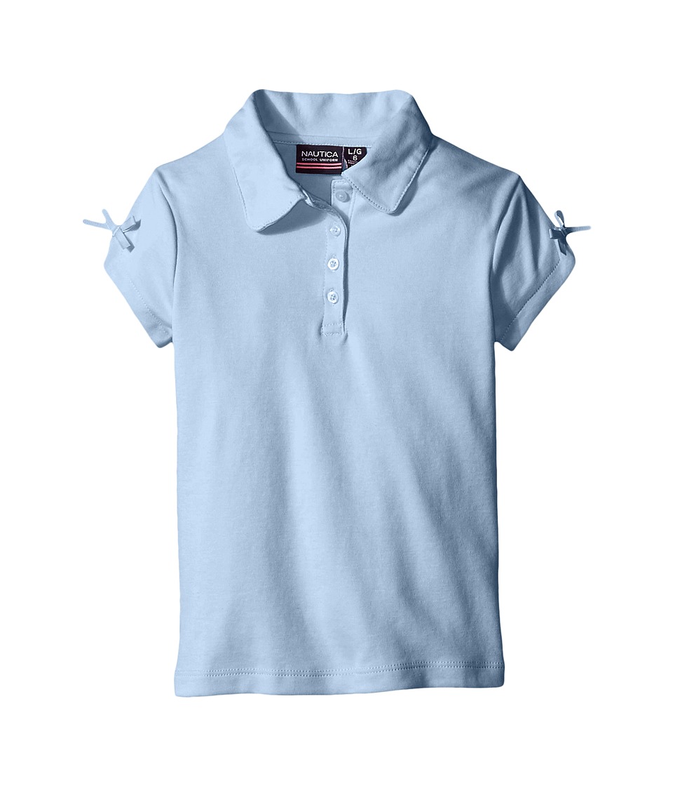 UPC 093348000085 product image for Nautica Kids - Short Sleeve Polo with Bow At Sleeve (Little Kids) (Light Blue) G | upcitemdb.com
