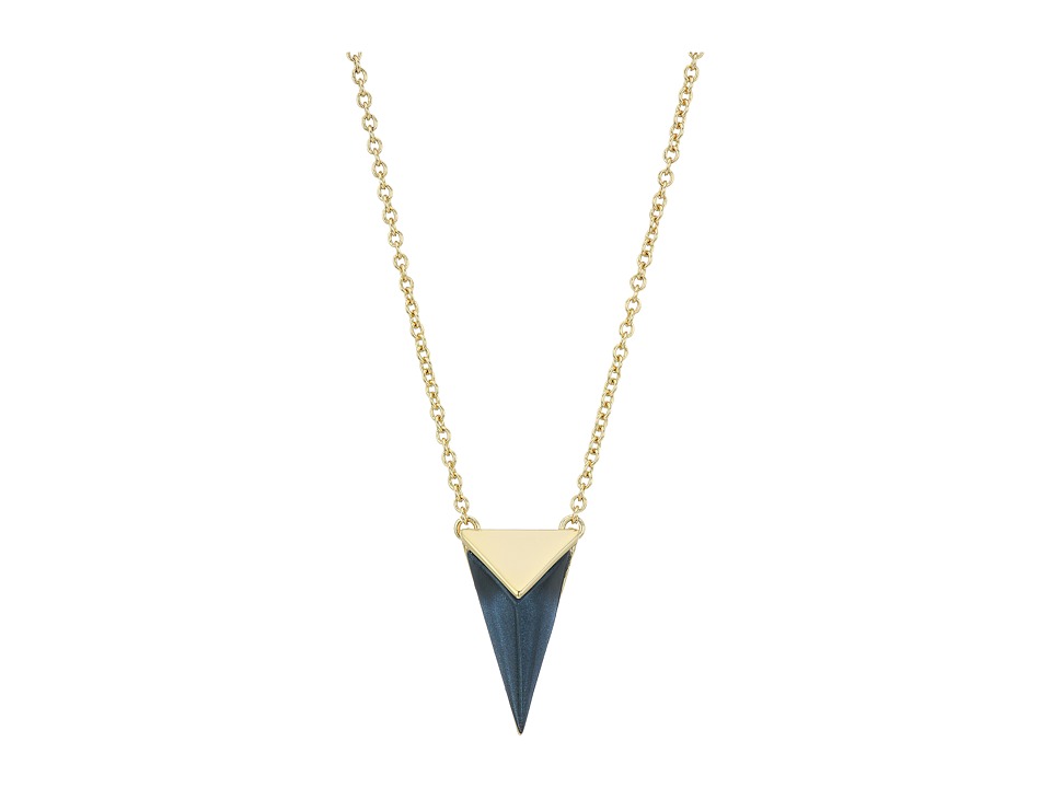 Alexis Bittar - Faceted Pyramid Pendant Necklace  Necklace