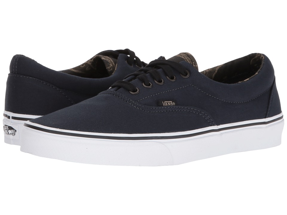 Vans Era ((Vintage Camo) Dark Navy/Black) Skate Shoes