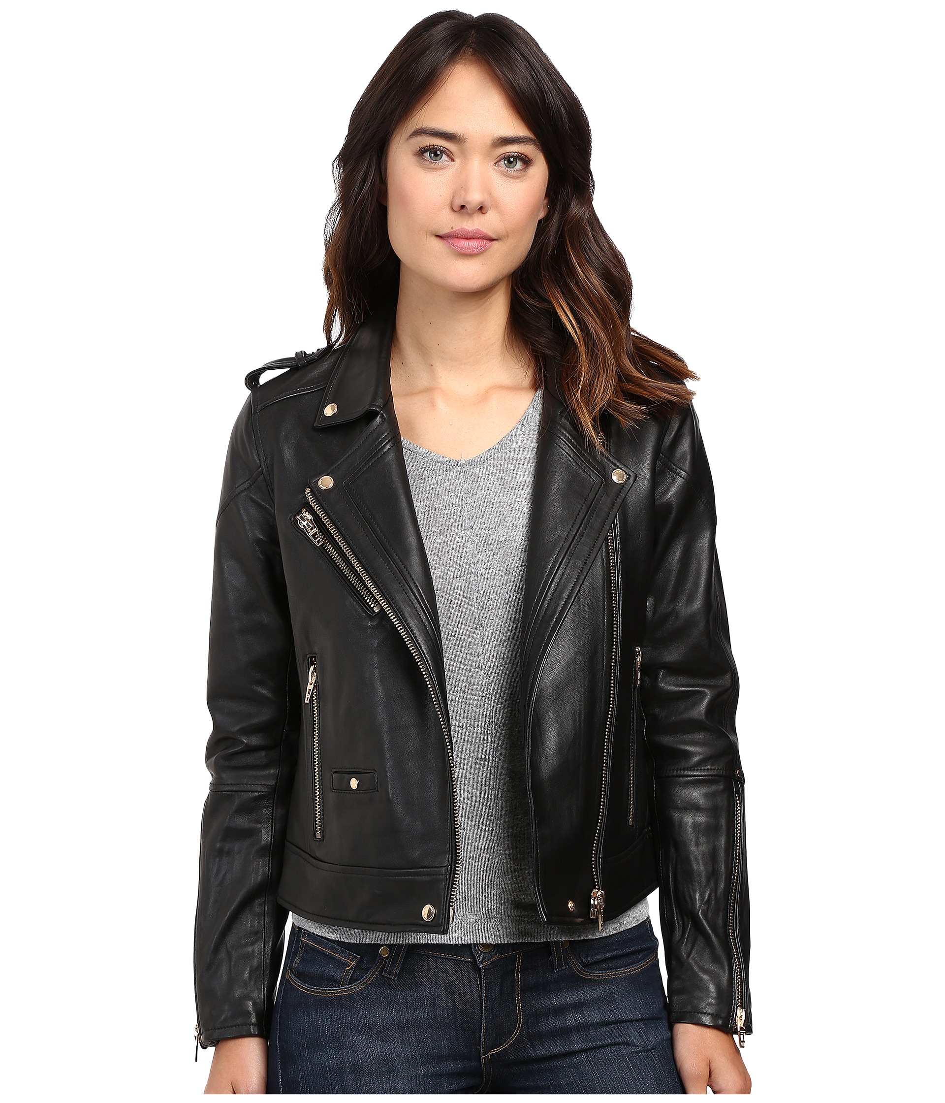 women leather jackets, Women at 6pm.com