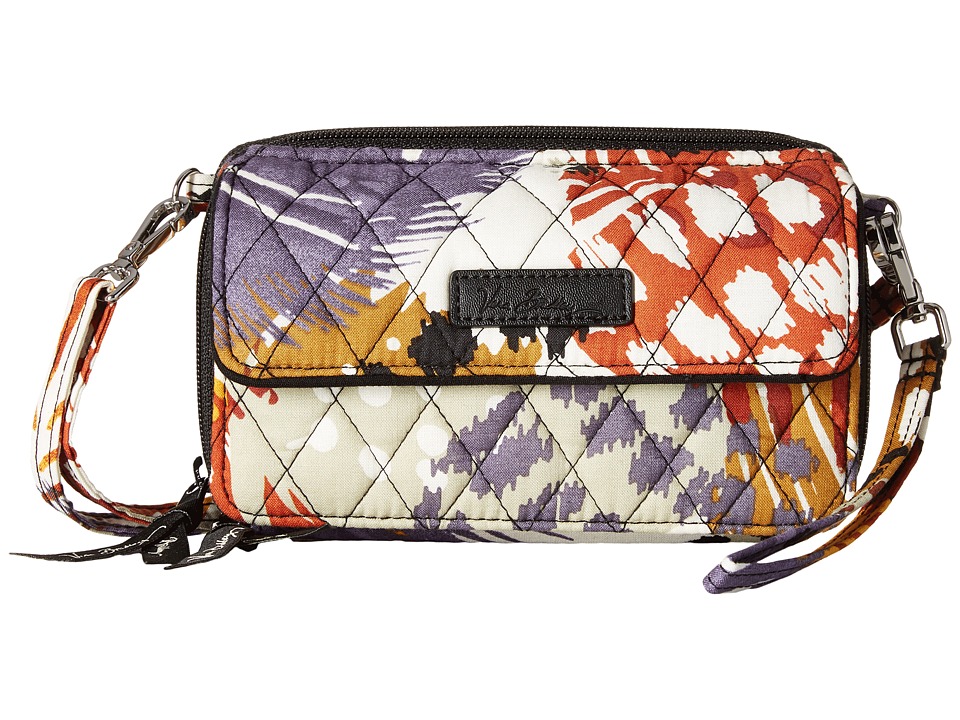 Vera Bradley - All in One Crossbody for iPhone 6+ (Painted Feathers) Clutch Handbags