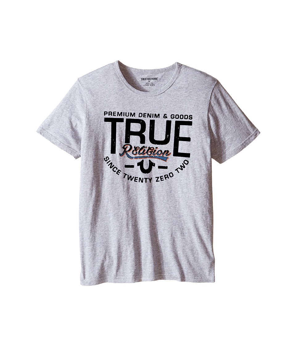 True Religion Kids - Denim Goods T-Shirt (Big Kids) (Heather Grey) Boy