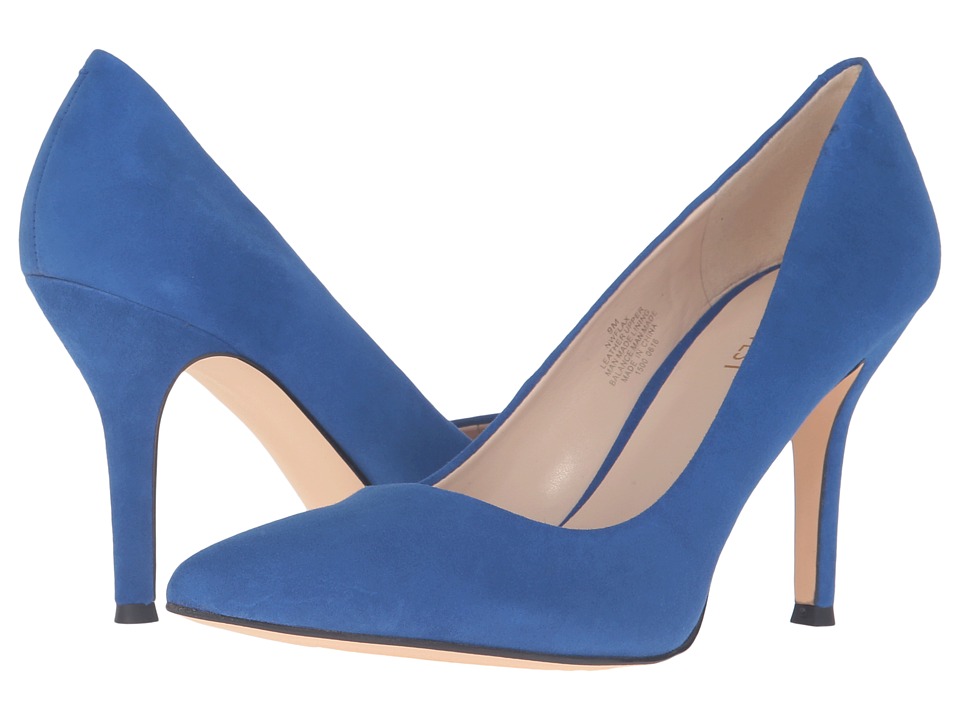 Nine West Flax (Blue Kid Suede) High Heel Shoes