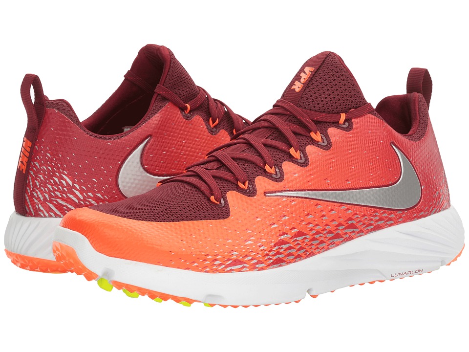Nike Vapor Speed Turf (Team Red/Metallic Silver/Total Crimson) Men