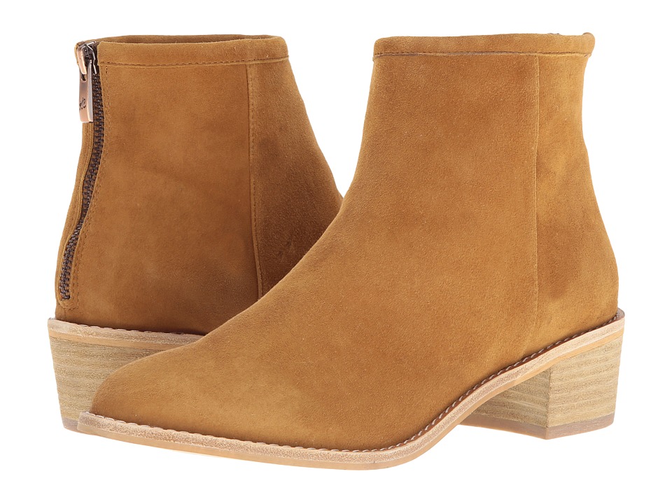 Kristin Cavallari Mae Bootie (Caramel Suede) Women