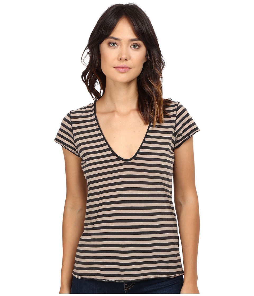Free People - Avery Tee (Black) Women