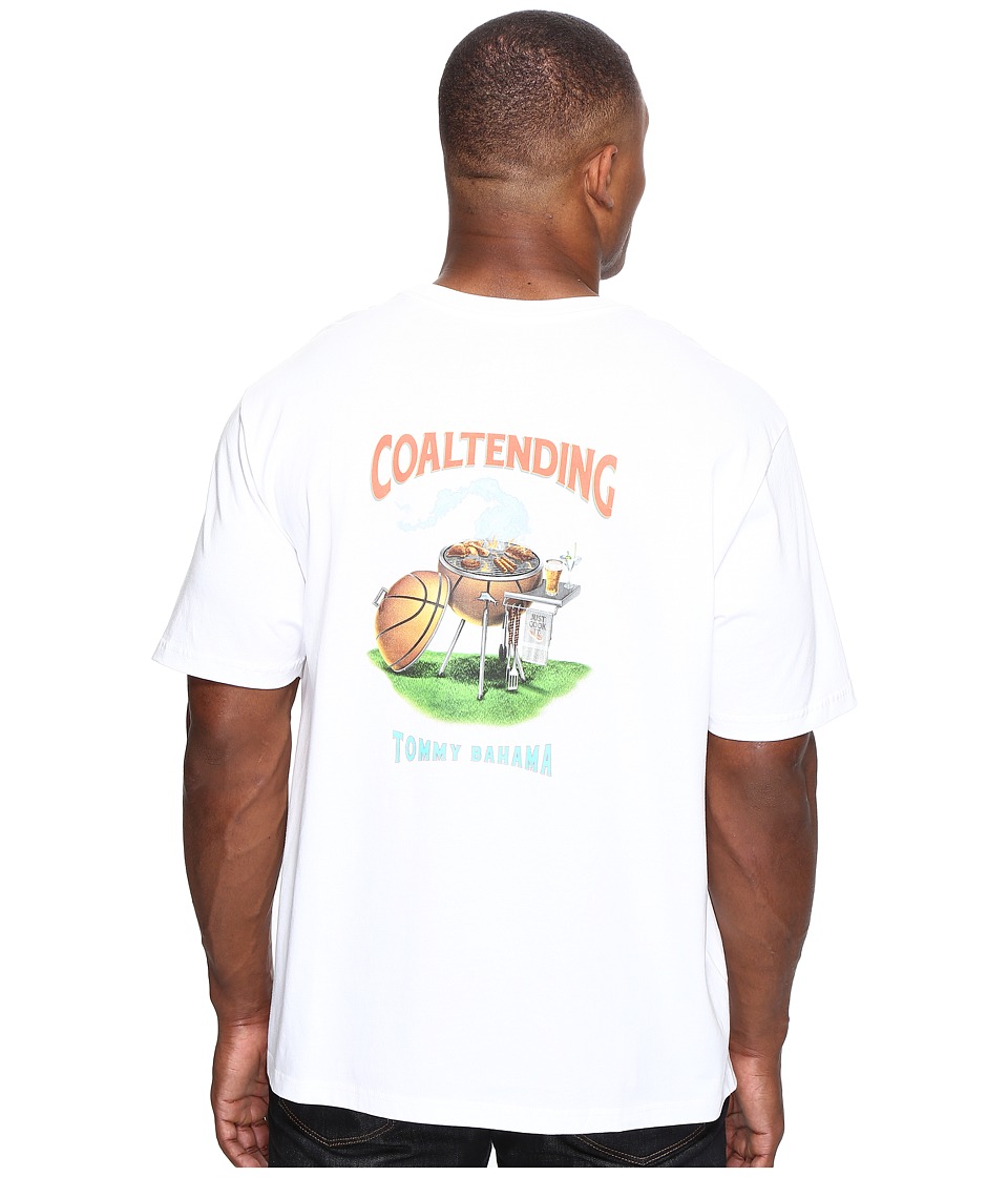 Tommy Bahama Big & Tall Big Tall Coal Tending T-Shirt (White) Men