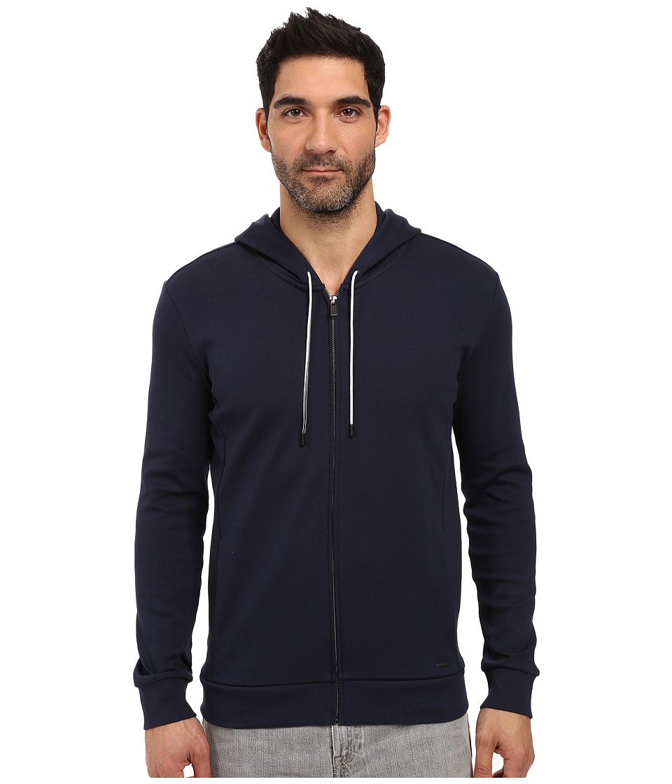HUGO - Dalermo Full Zip Hoodie (Navy) Men