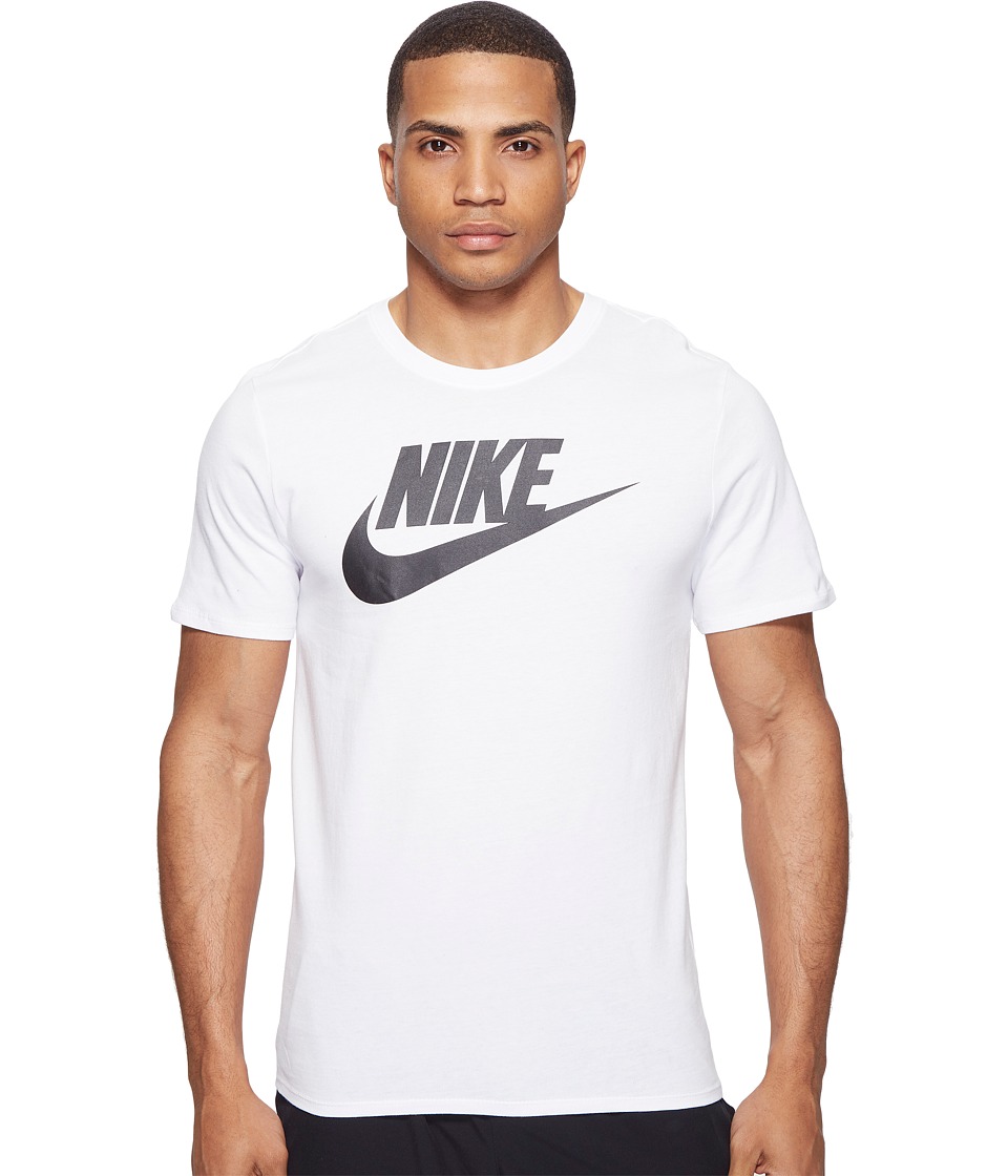 Nike Futura Icon S/S Tee (White/White/Black) Men