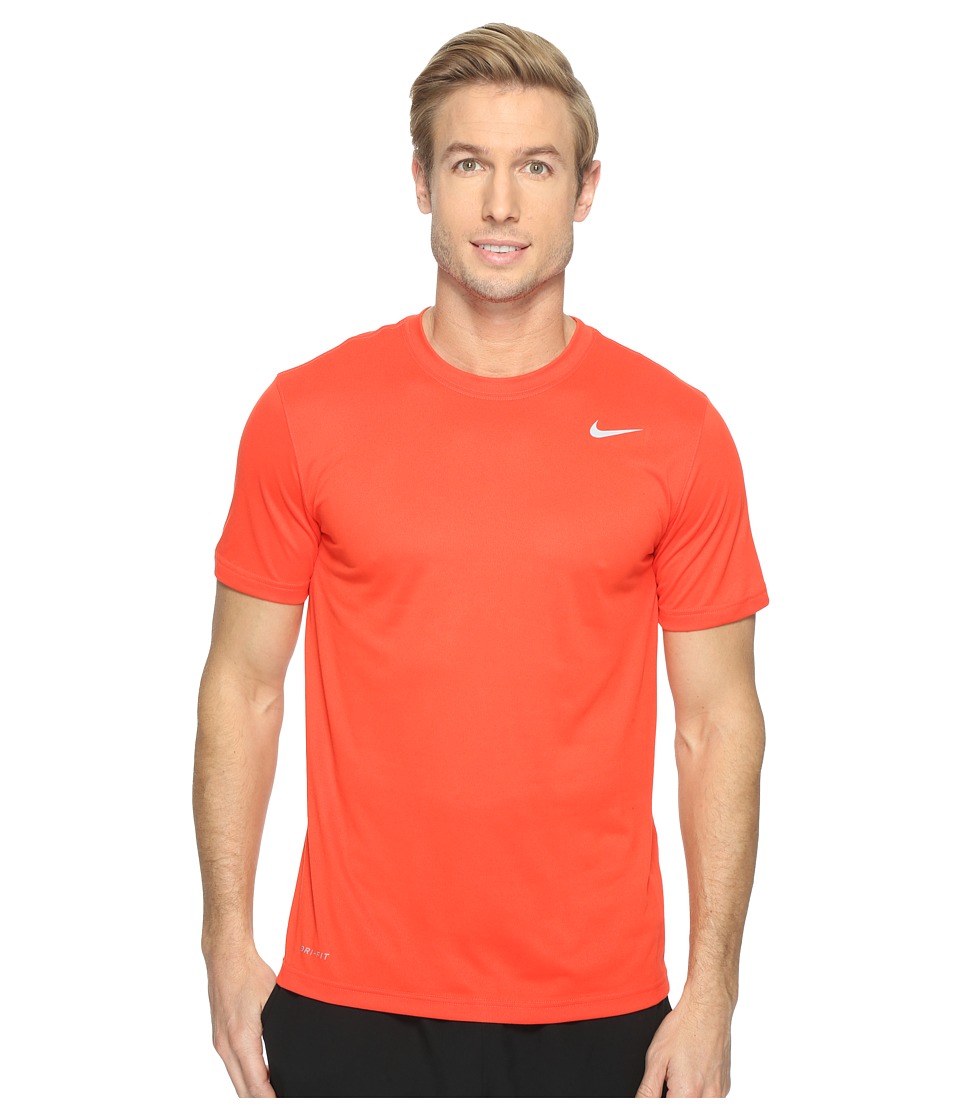 Nike Legend 2.0 Short Sleeve Tee (Max Orange/Matte Silver) Men