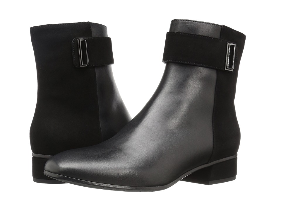 Aquatalia - Lupita (Black Calf/Suede Combo) Women