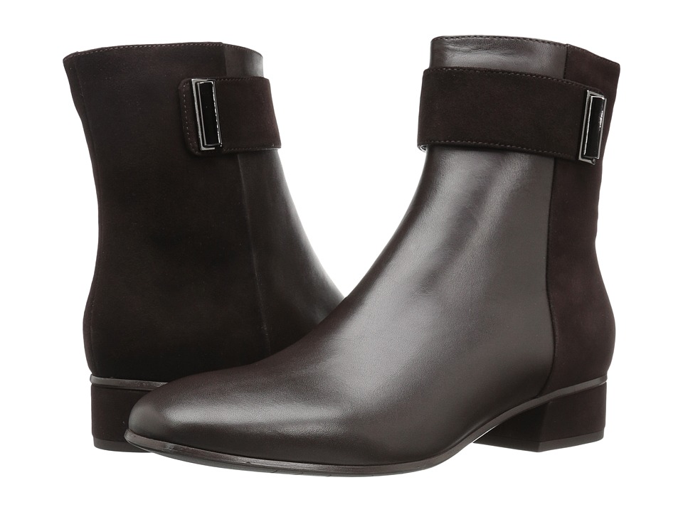 Aquatalia - Lupita (Espresso Calf/Suede Combo) Women
