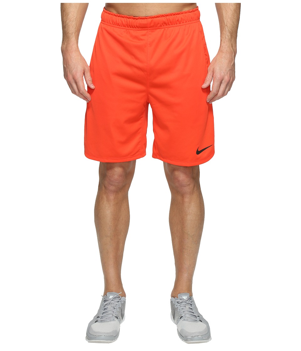 Nike Dry 8 Training Short (Max Orange/Dark Cayenne/Black) Men