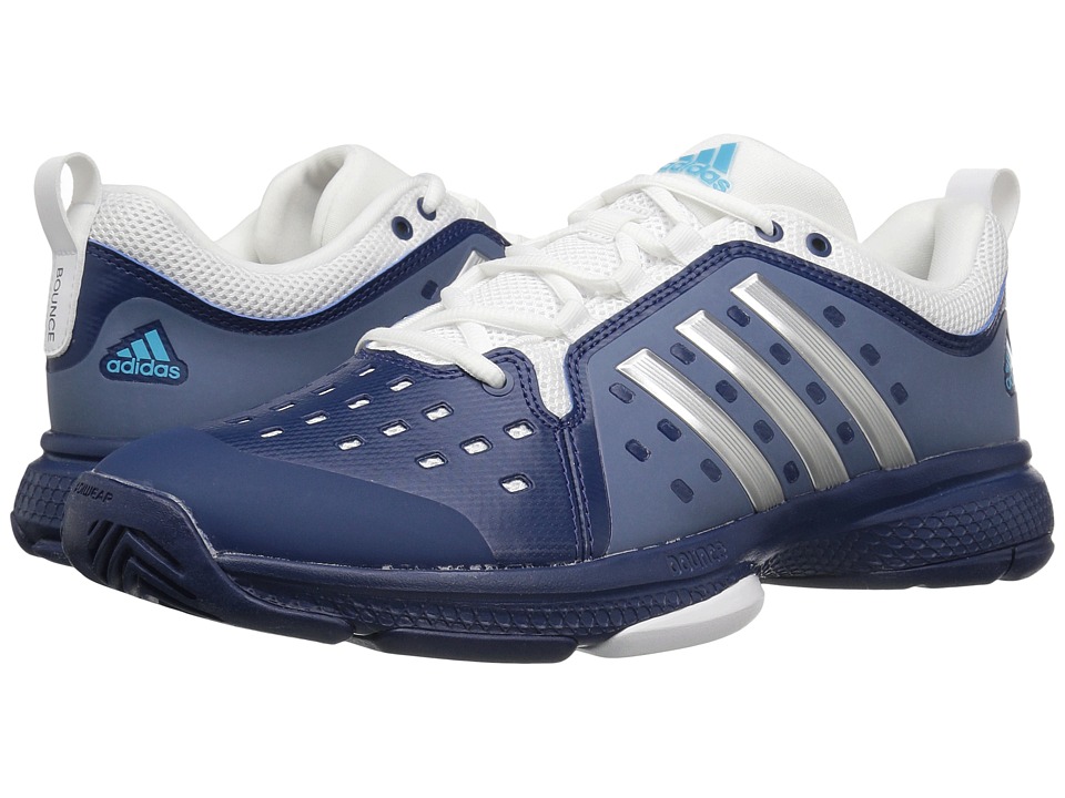 adidas Barricade Classic Bounce (Mystery Blue/Silver Metallic/Footwear White) Men